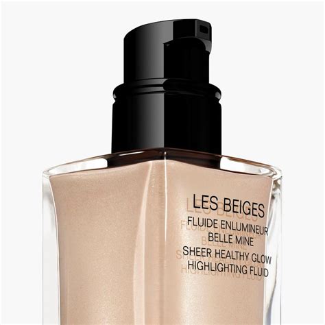 highlighter chanel|Chanel les beiges highlighting fluid.